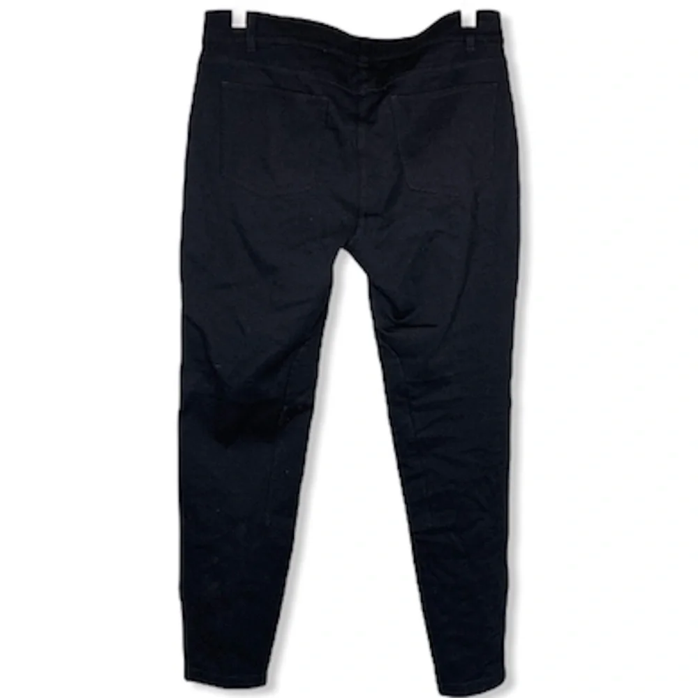 Eileen Fisher Ponte zip black riding pants - Picture 6 of 8